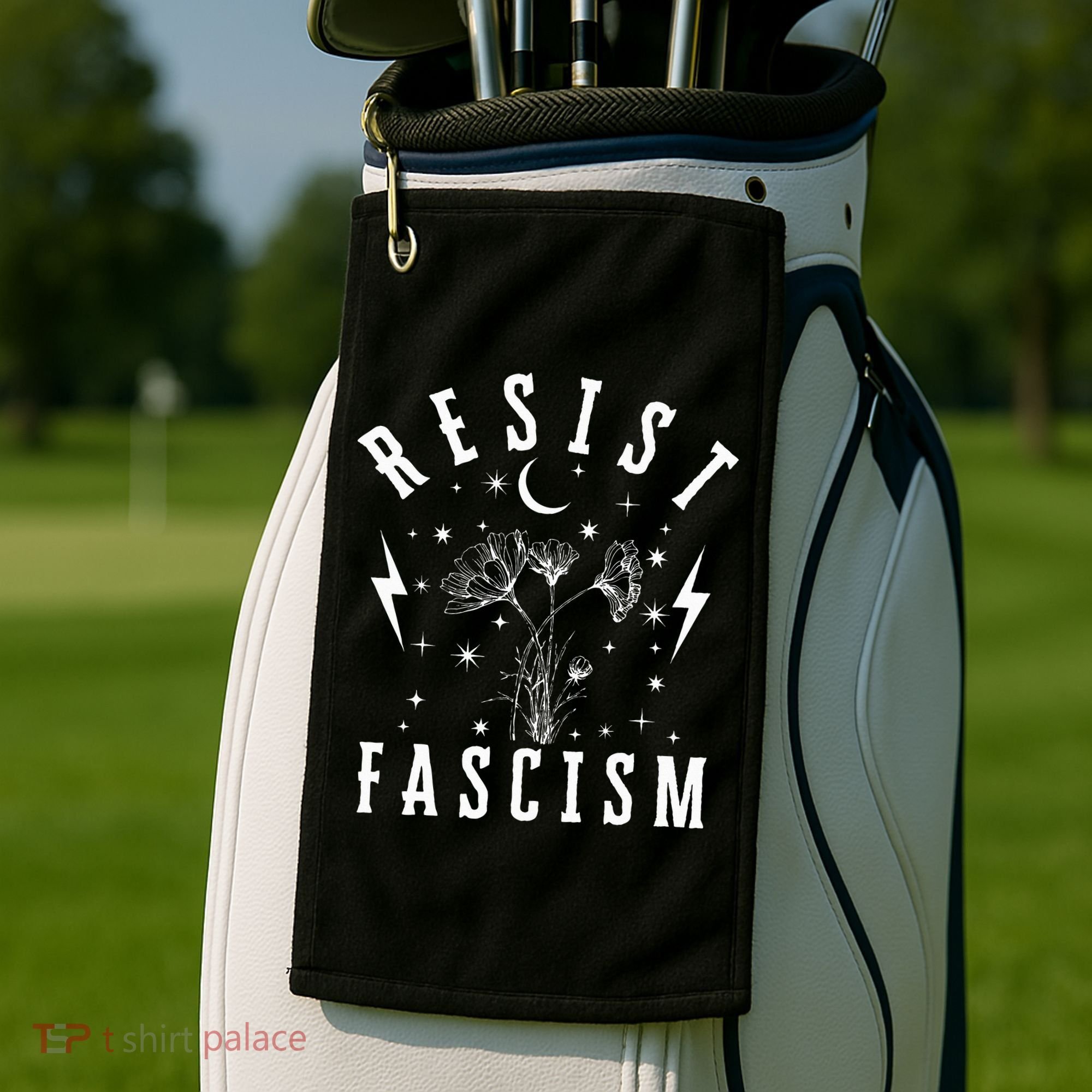 Resist Fascism Golf Towel