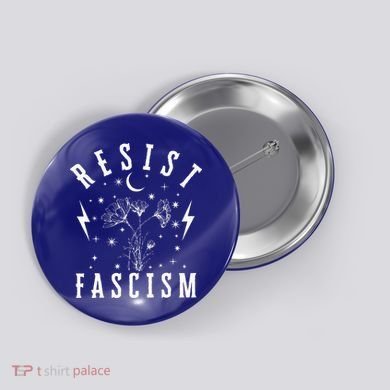 Resist Fascism Button