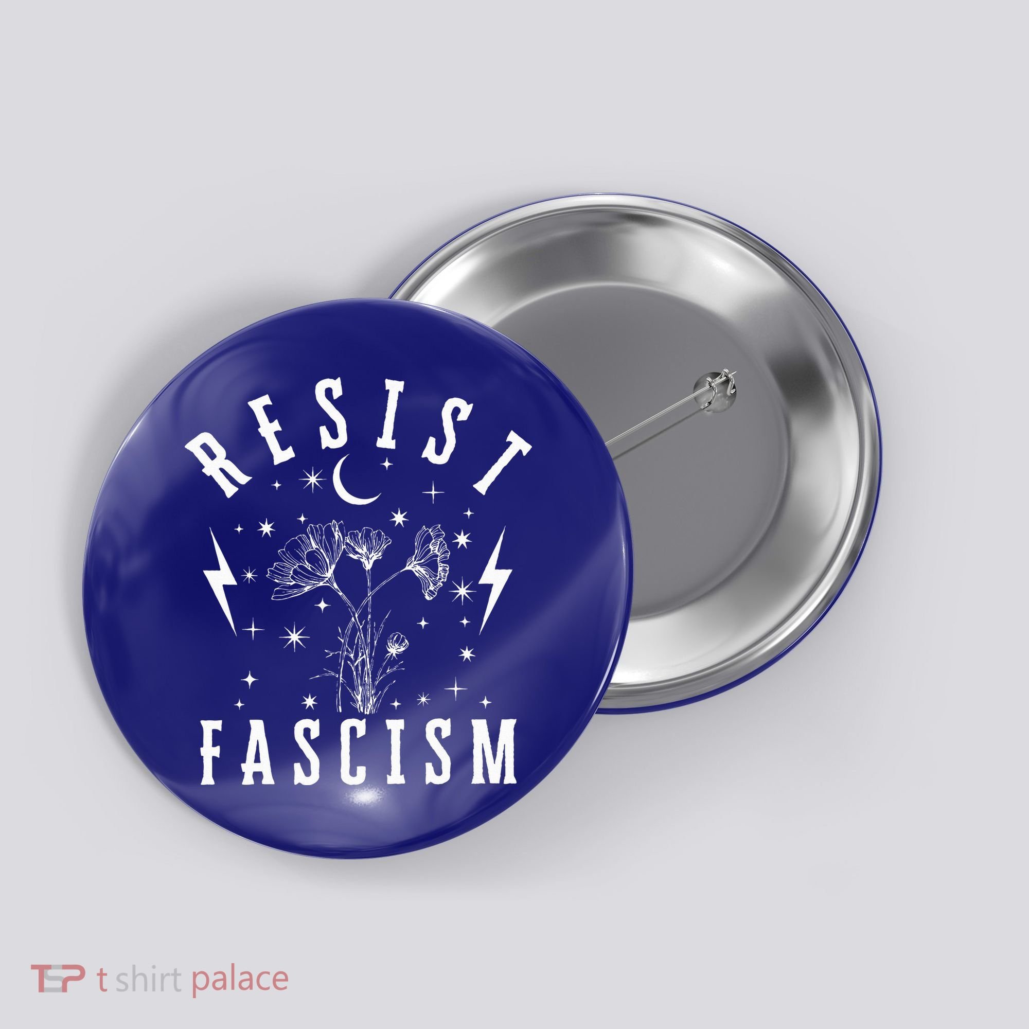 Resist Fascism Button