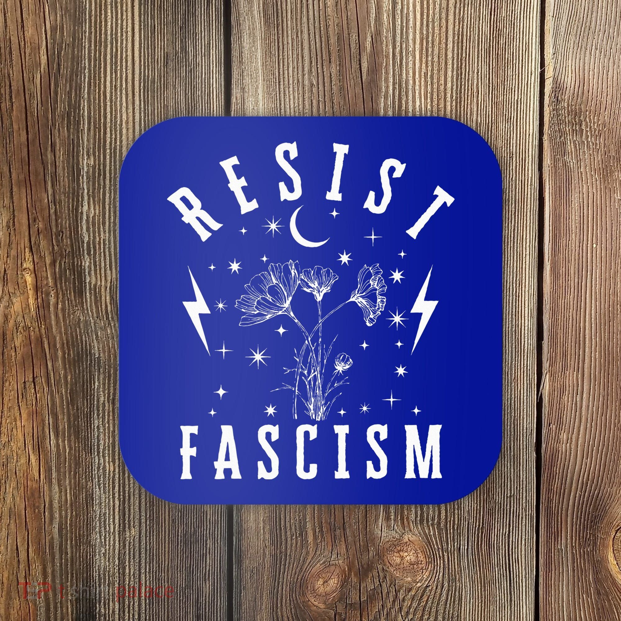 Resist Fascism Coaster