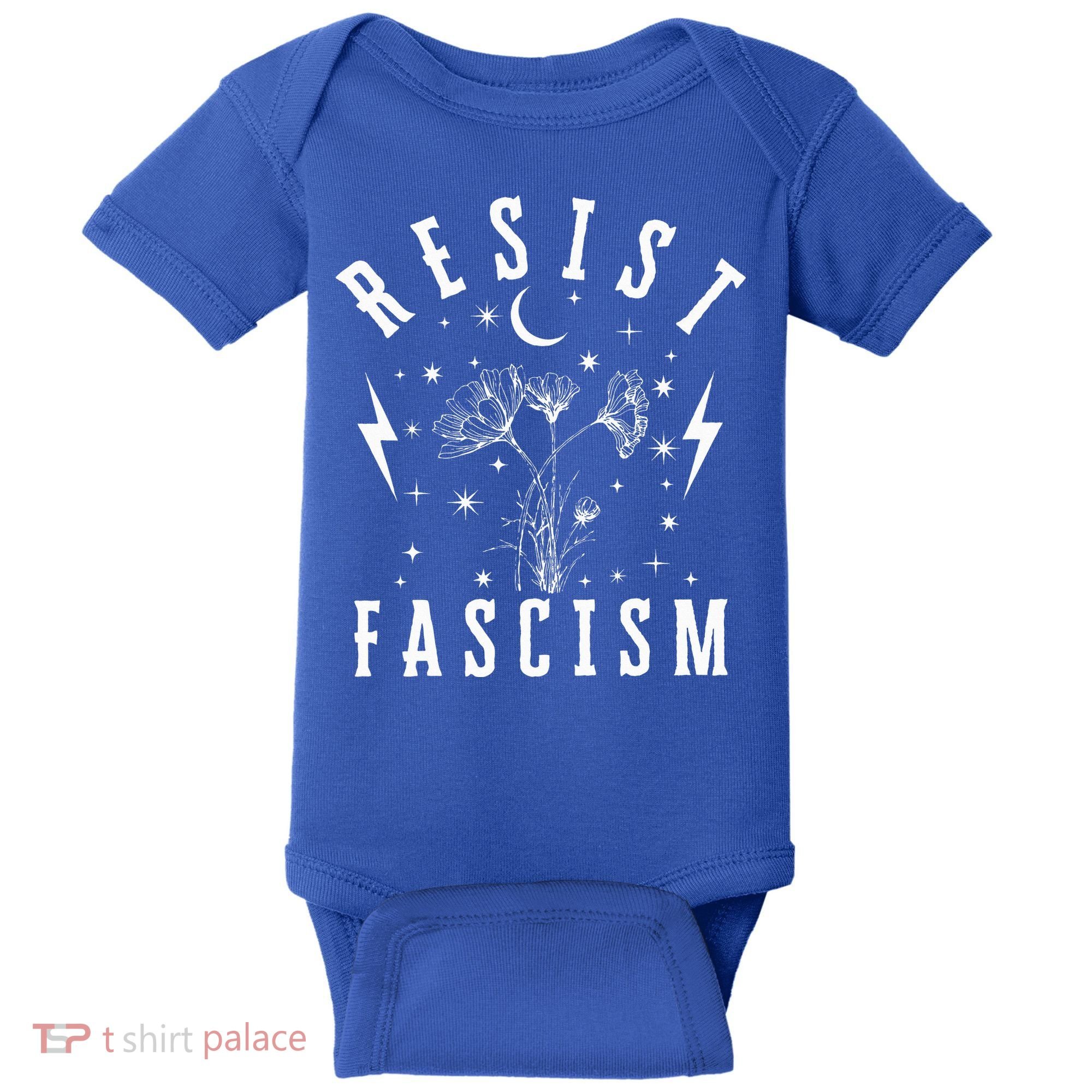 Resist Fascism Baby Bodysuit