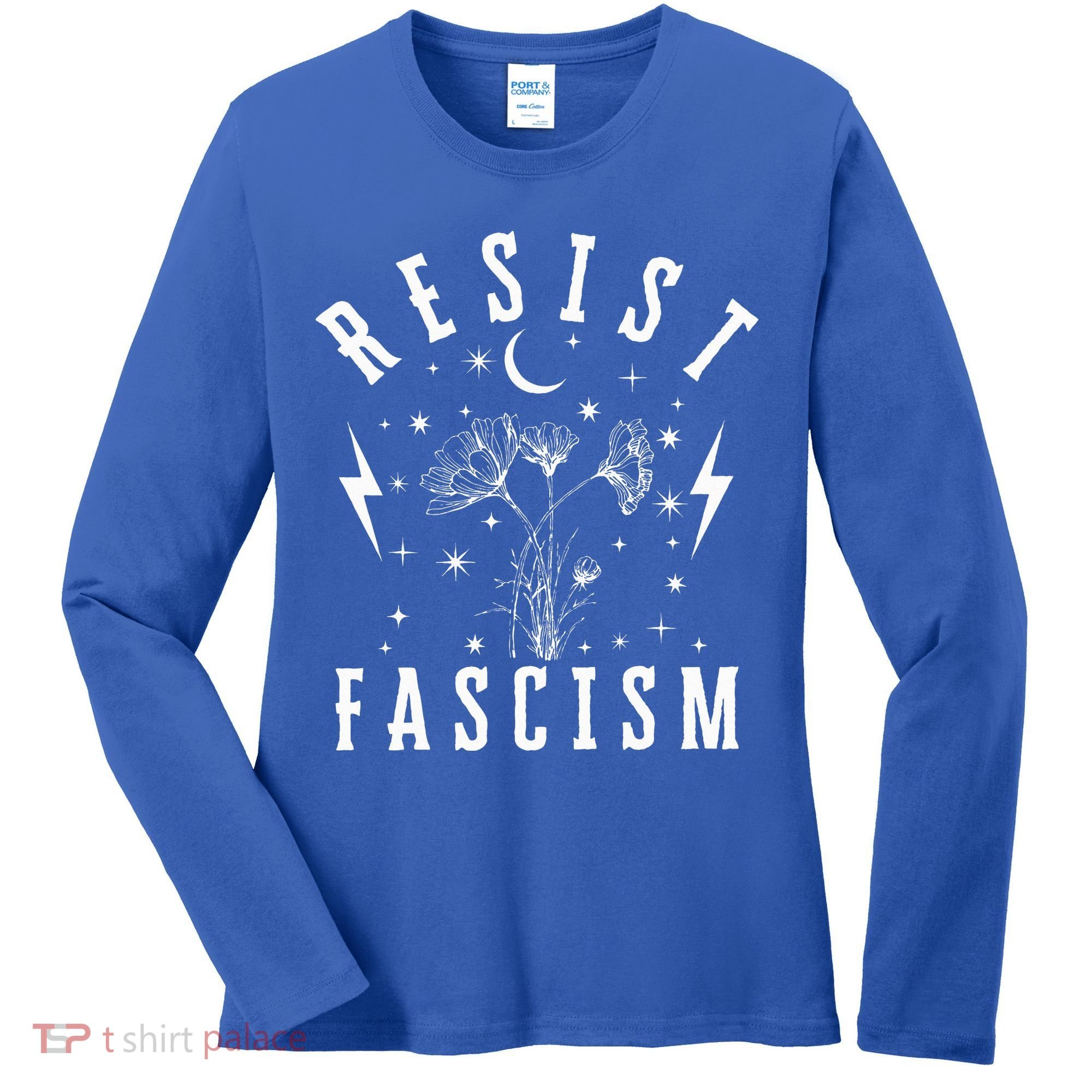 Resist Fascism Women's Long Sleeve Shirt