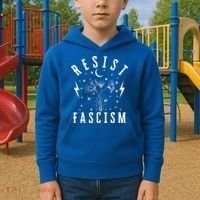 Resist Fascism Kids Hoodie thumb 2