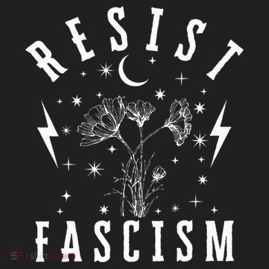 Resist Fascism Urban Oversized Heavyweight T-Shirt