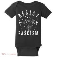 Resist Fascism Baby Bodysuit thumb 0