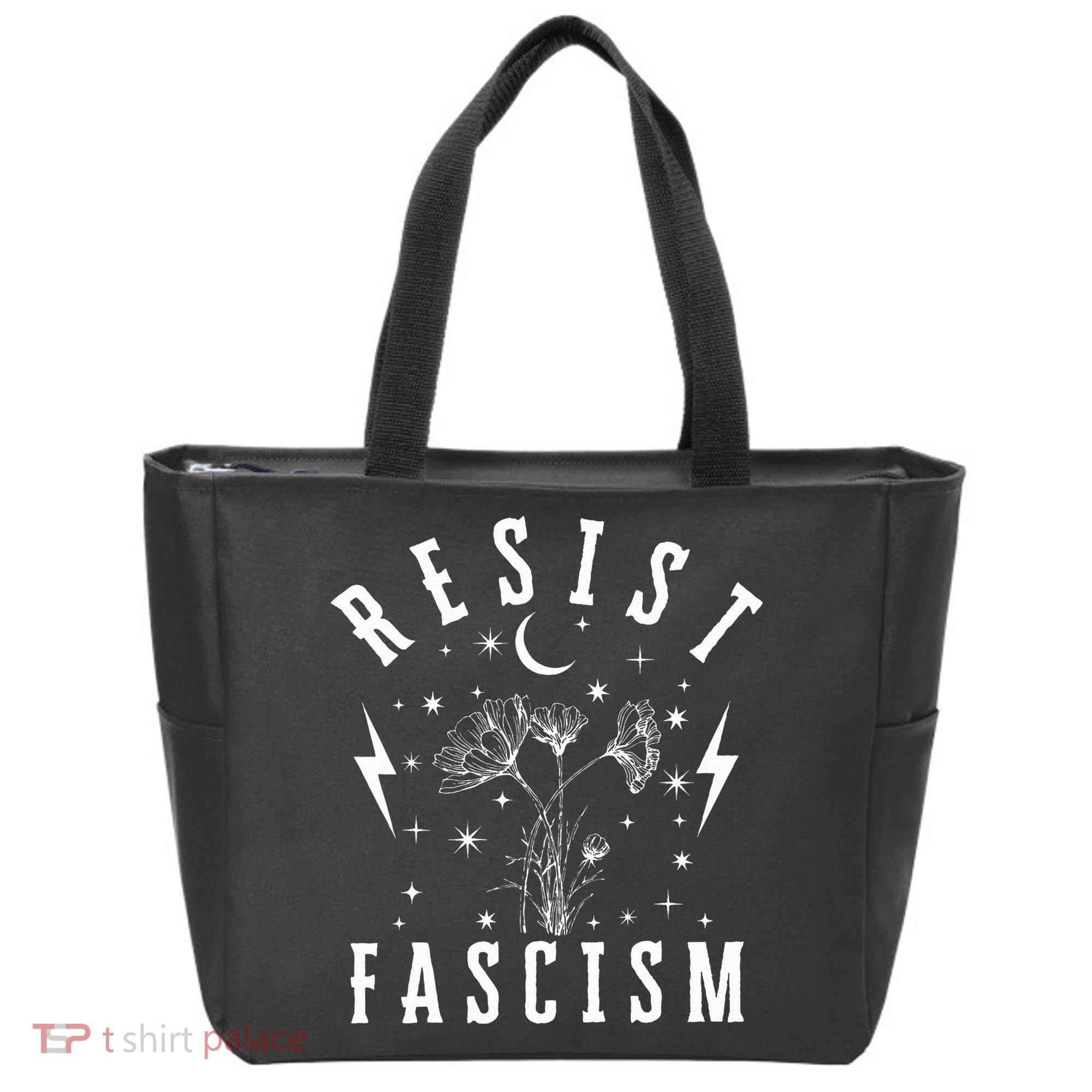 Resist Fascism Tote Bag