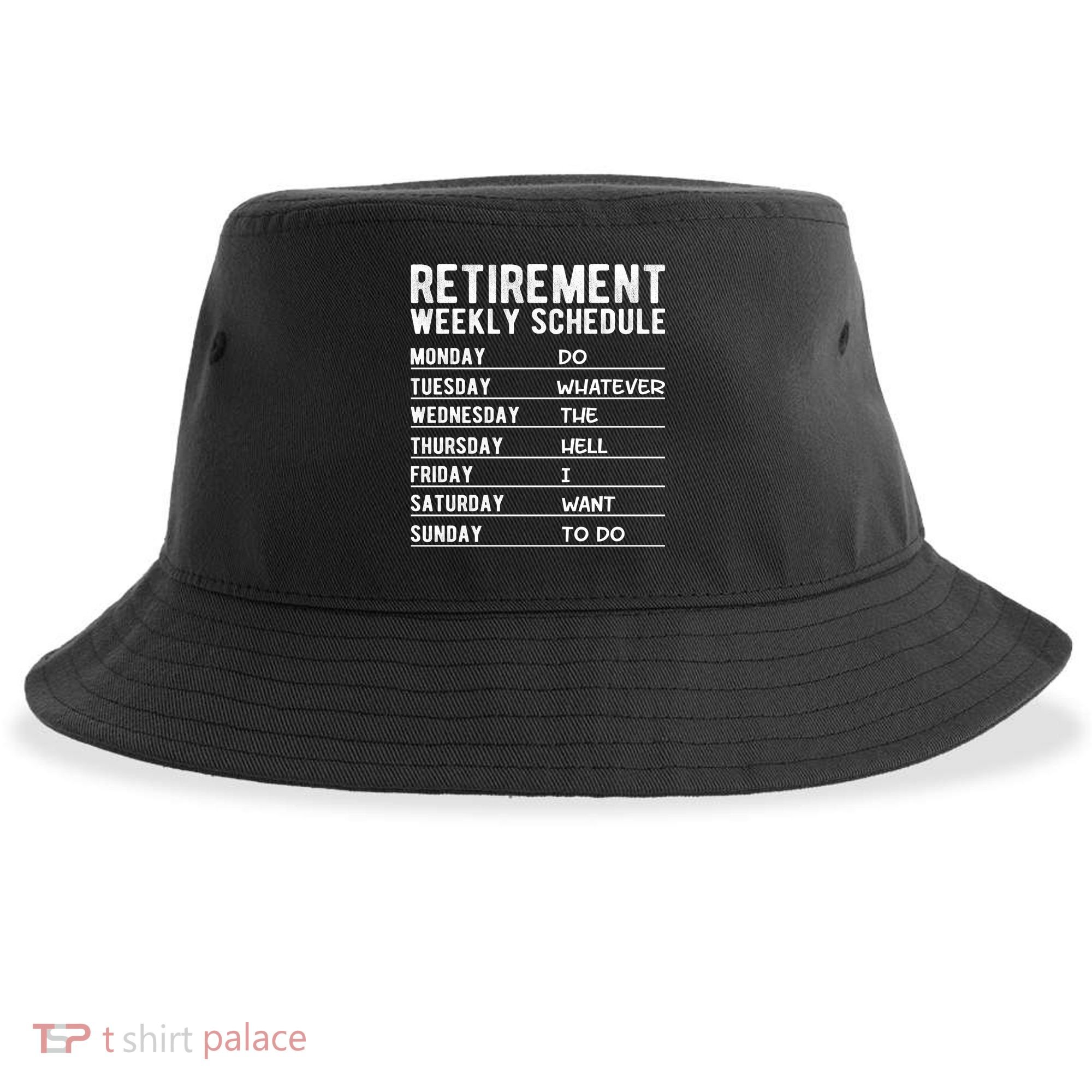 Retired Funny Retirement Gift Sustainable Bucket Hat