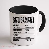 Retired Funny Retirement Gift Coffee Mug thumb 1
