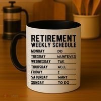 Retired Funny Retirement Gift Coffee Mug thumb 4