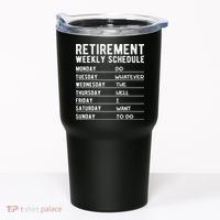 Retired Funny Retirement Gift Tumbler thumb 0