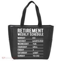 Retired Funny Retirement Gift Tote Bag thumb 0