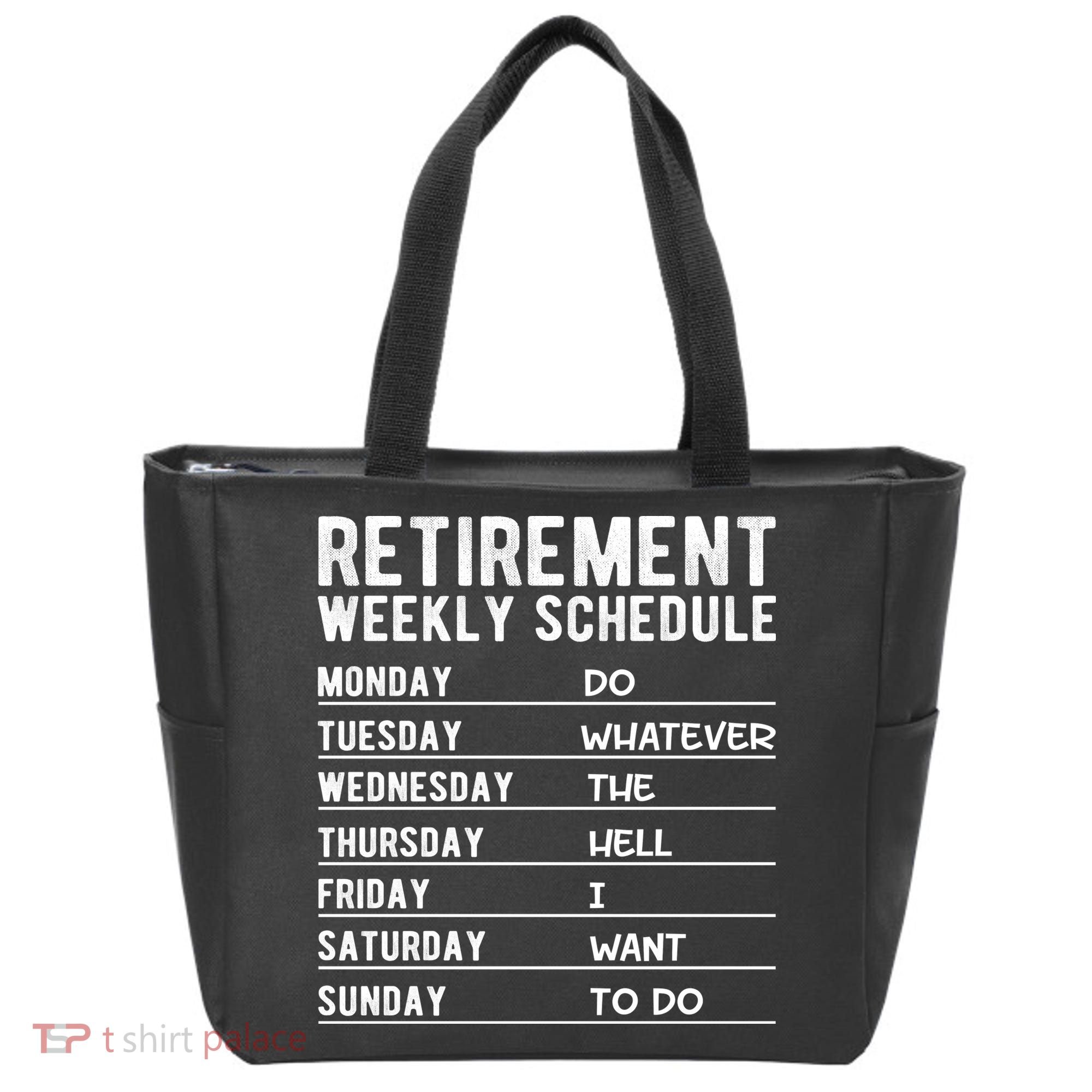 Retired Funny Retirement Gift Tote Bag