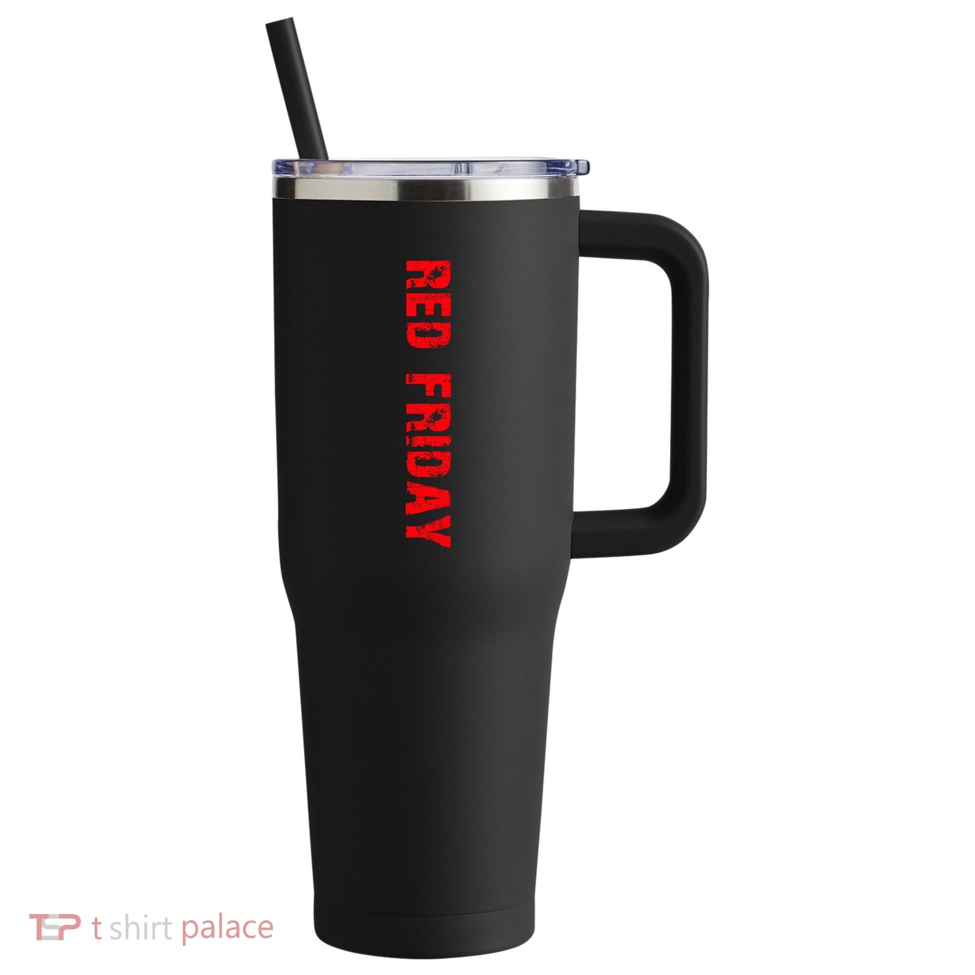 RED Friday 40oz Vacuum Insulated Stainless Steel Travel Tumbler