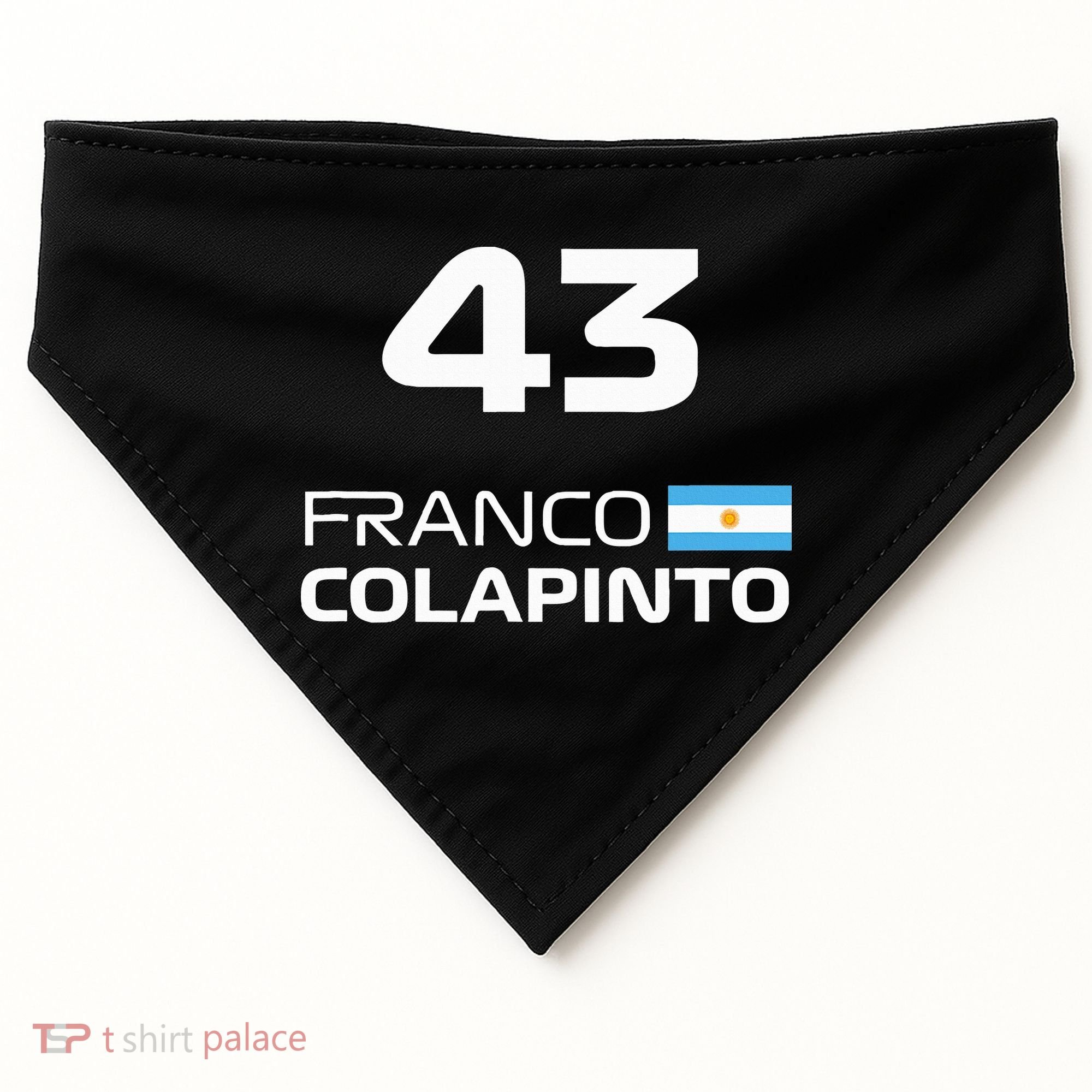 Races Formula Racing Franco Colapinto USA-Made Doggie Bandana