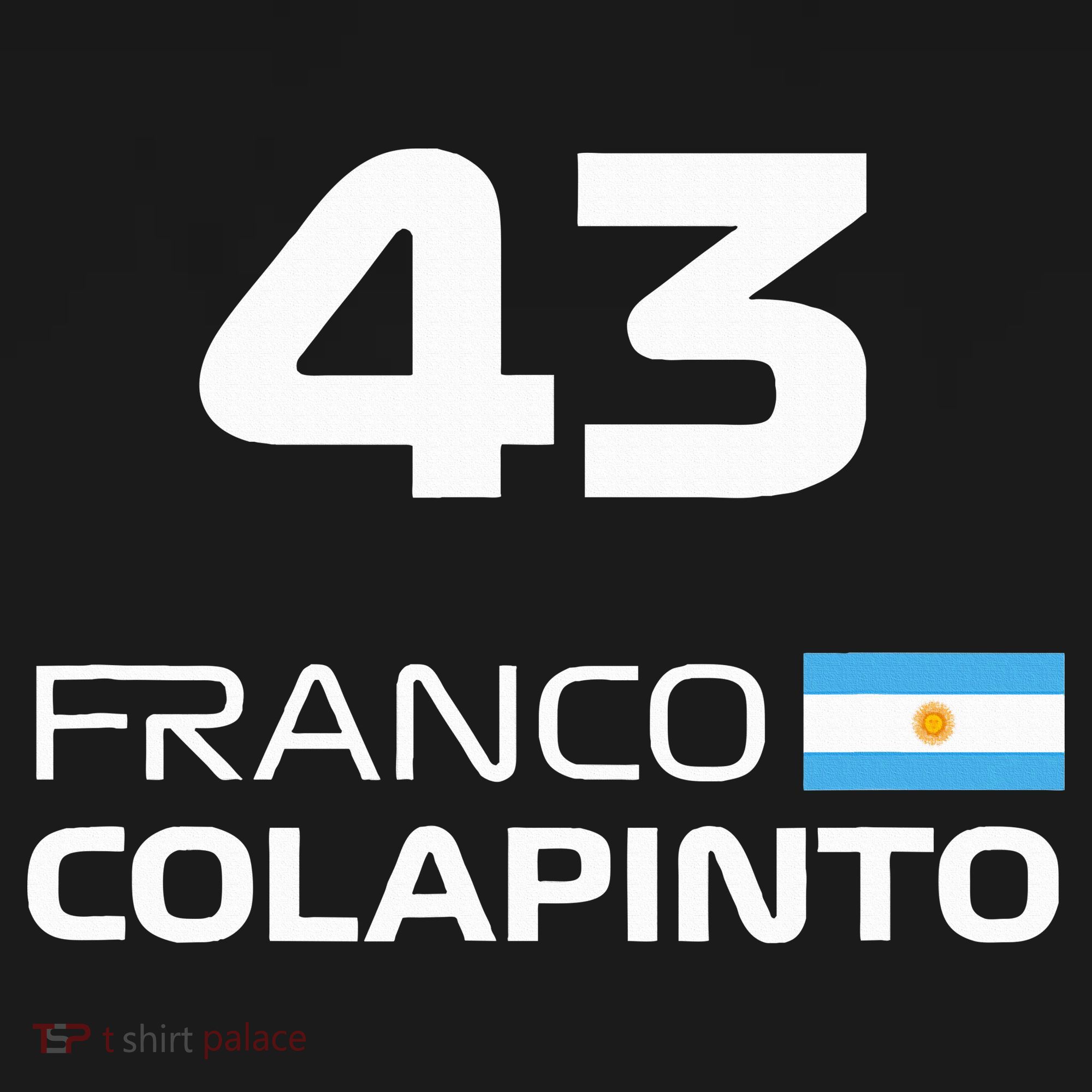 Races Formula Racing Franco Colapinto T-Shirt