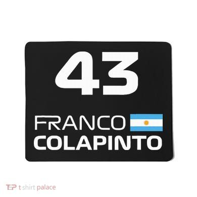 Races Formula Racing Franco Colapinto Mousepad