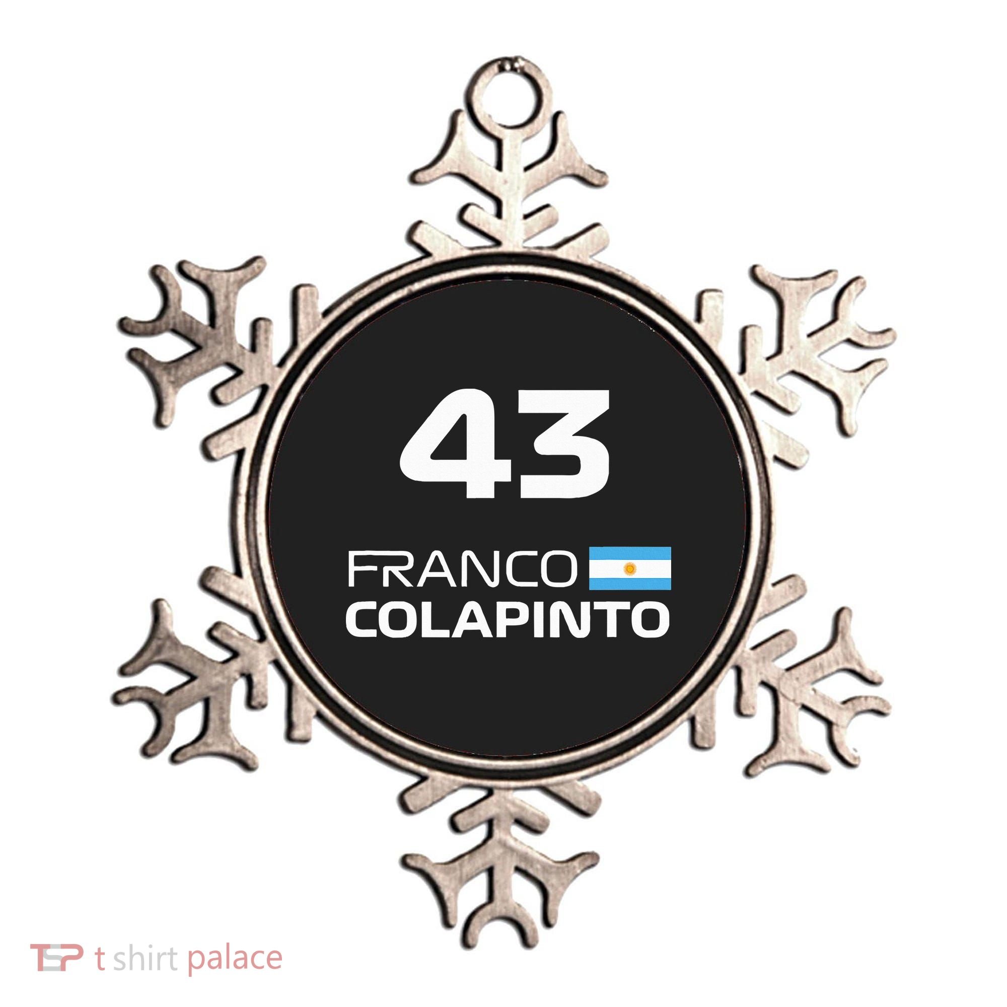 Races Formula Racing Franco Colapinto Ornament