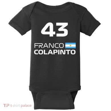 Races Formula Racing Franco Colapinto Baby Bodysuit