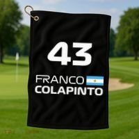 Races Formula Racing Franco Colapinto Golf Towel thumb 1