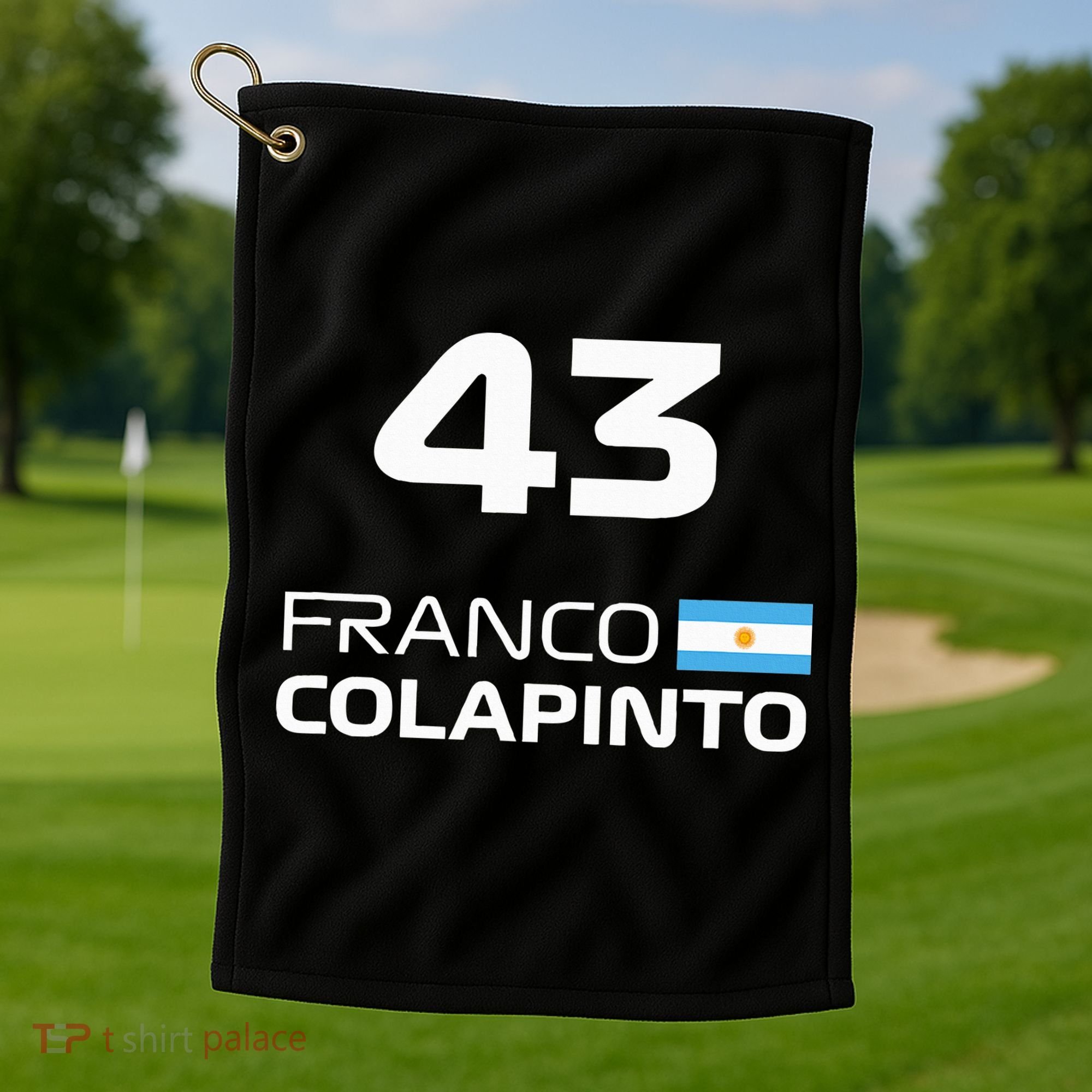 Races Formula Racing Franco Colapinto Golf Towel