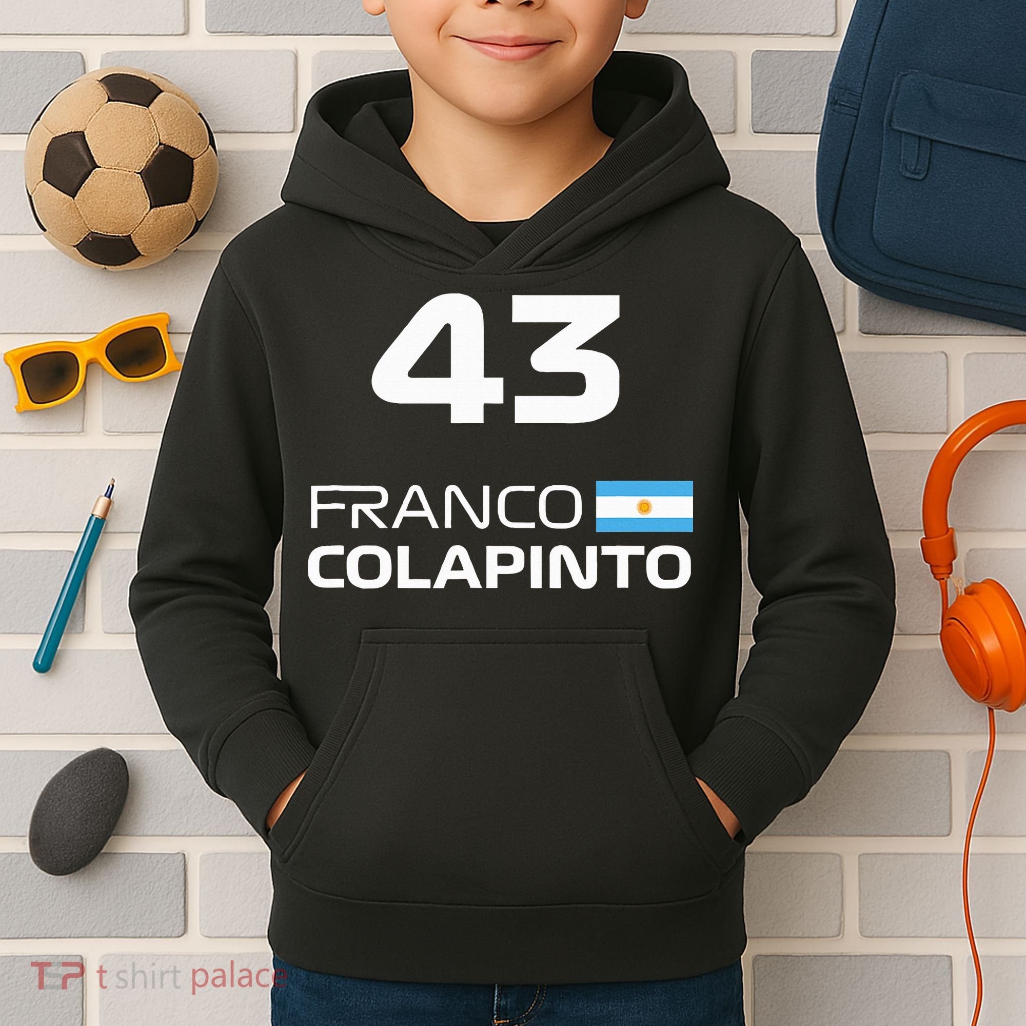 Races Formula Racing Franco Colapinto Kids Hoodie