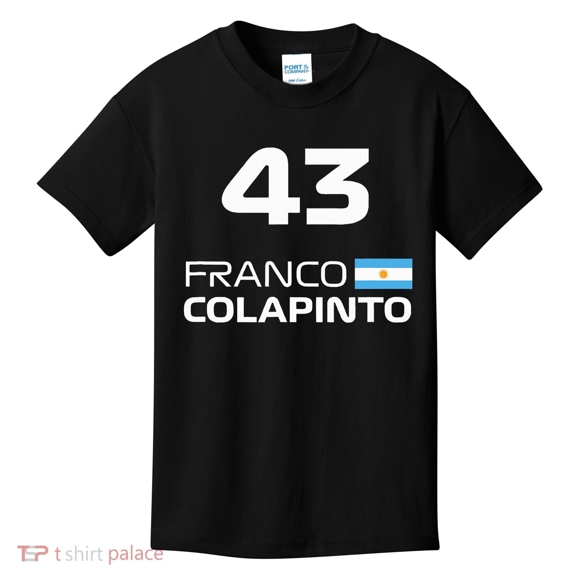 Races Formula Racing Franco Colapinto Kids T-Shirt
