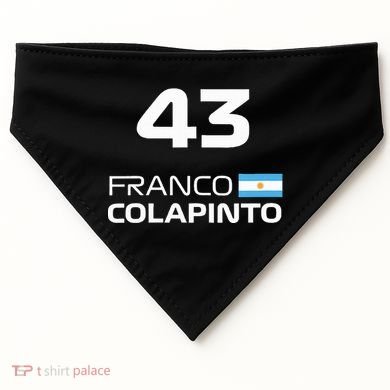 Races Formula Racing Franco Colapinto USA-Made Doggie Bandana