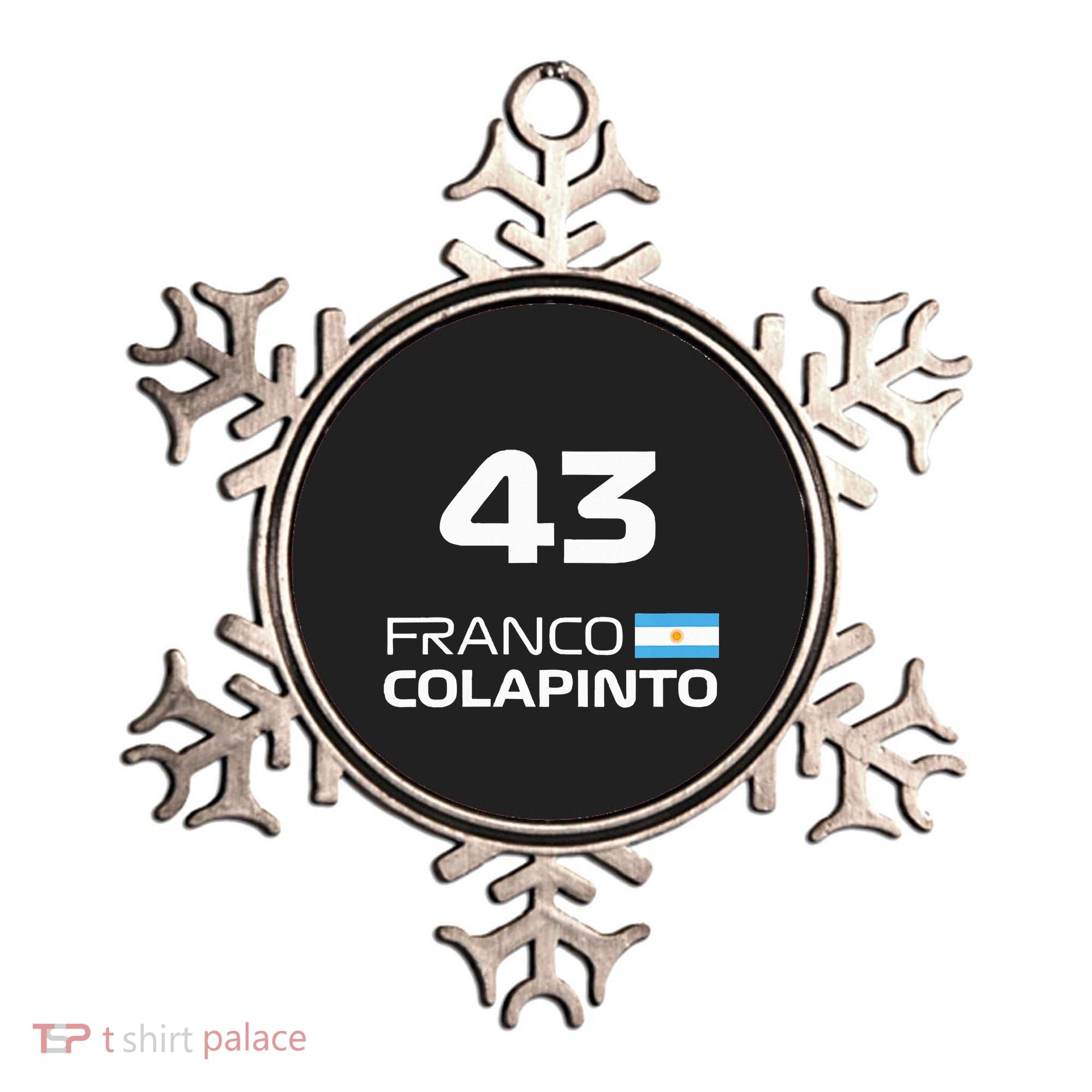 Races Formula Racing Franco Colapinto Ornament