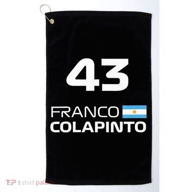 Races Formula Racing Franco Colapinto Golf Towel