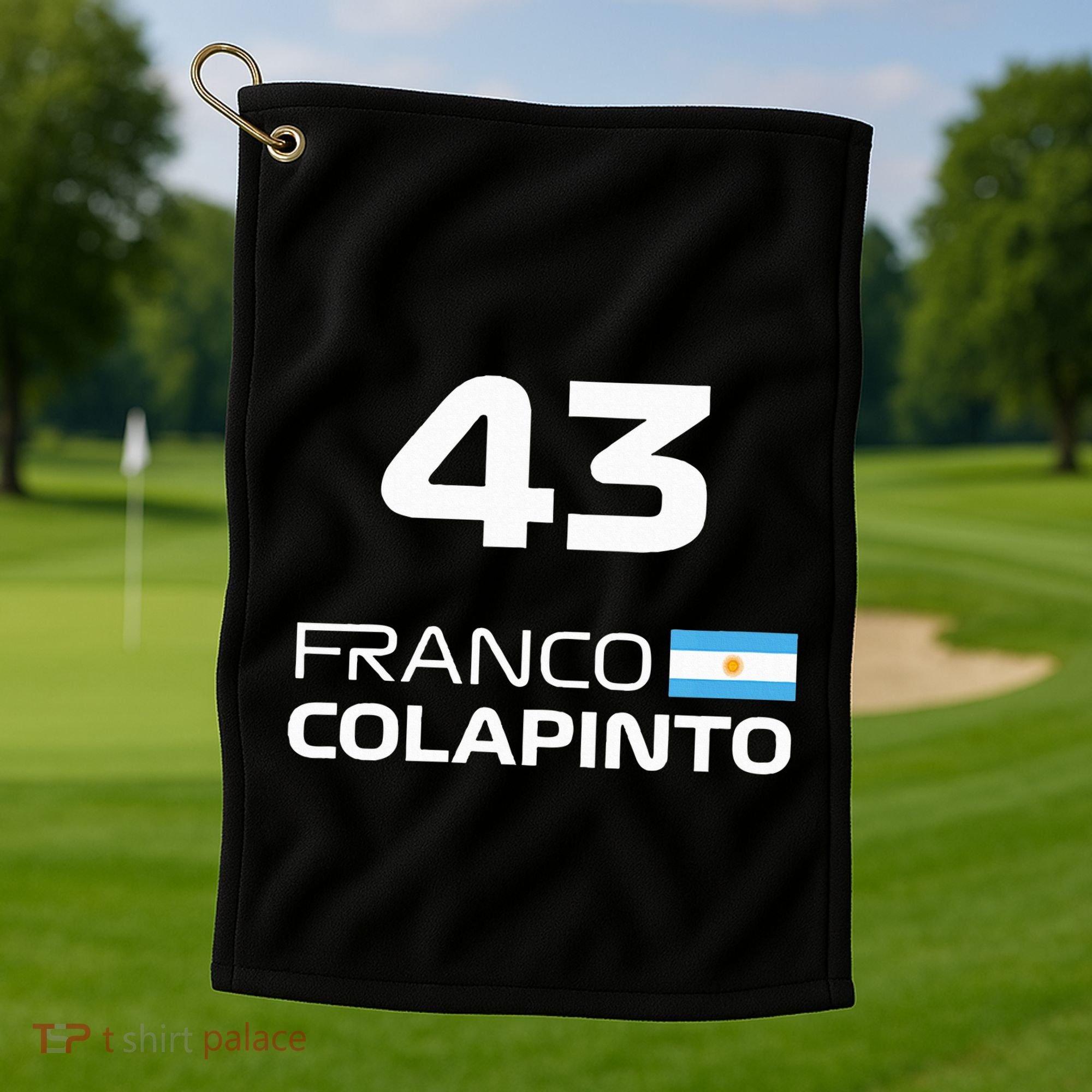 Races Formula Racing Franco Colapinto Golf Towel