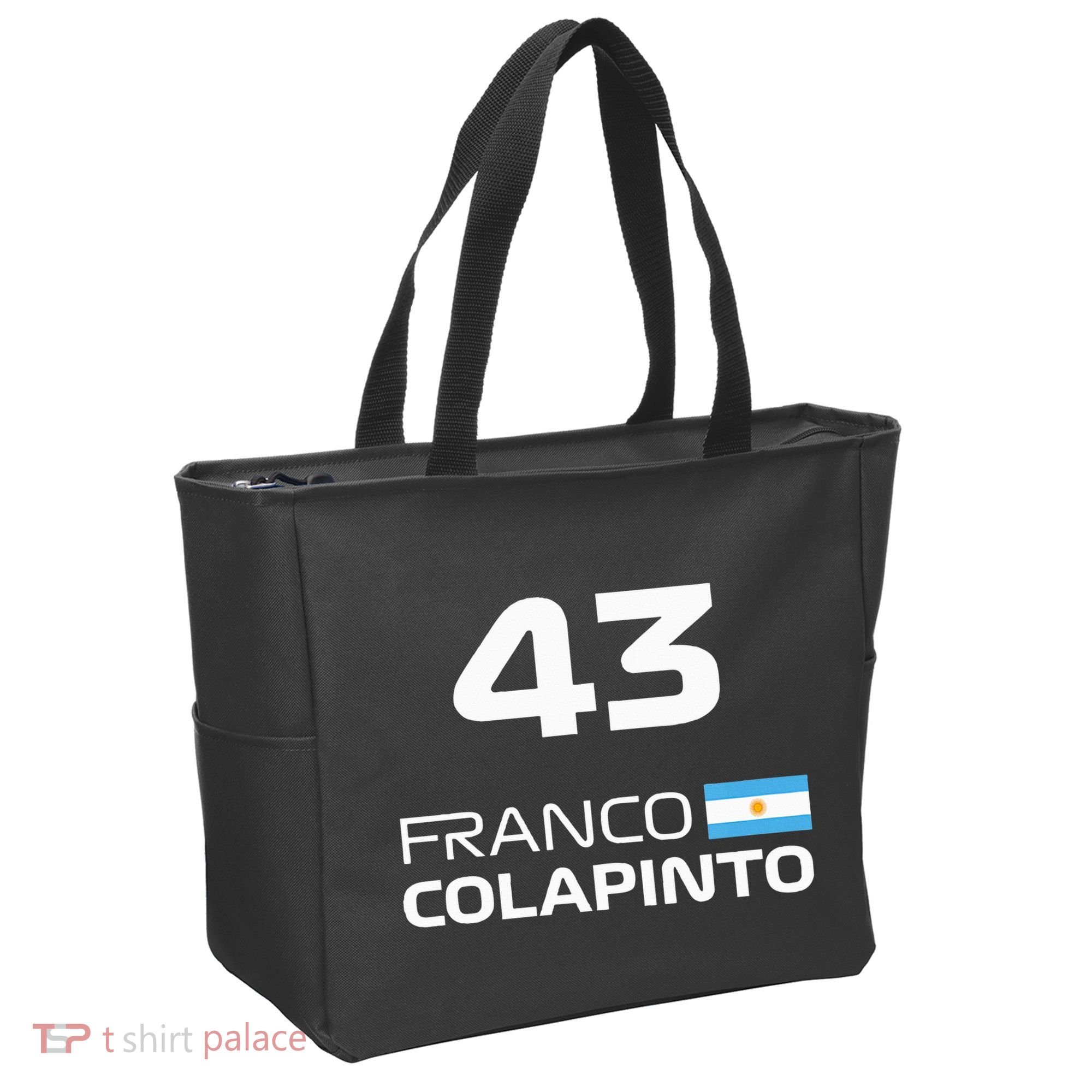 Races Formula Racing Franco Colapinto Tote Bag