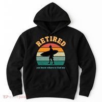 Retired Funny Retirement Beach Gift Hoodie thumb 0