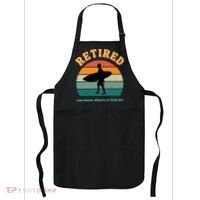 Retired Funny Retirement Beach Gift Apron thumb 0
