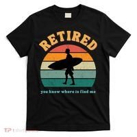 Retired Funny Retirement Beach Gift T-Shirt thumb 0