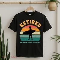 Retired Funny Retirement Beach Gift T-Shirt thumb 2