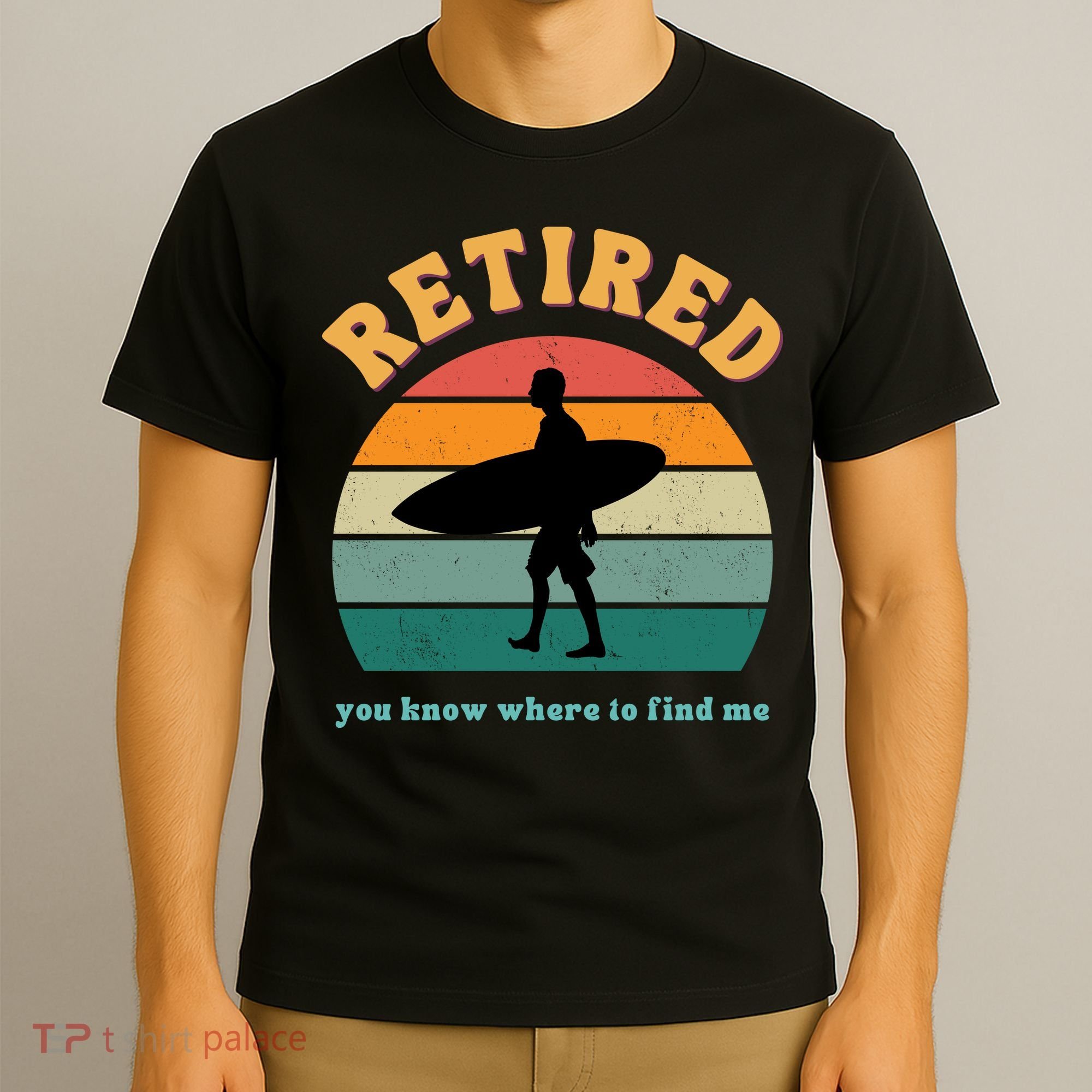 Retired Funny Retirement Beach Gift T-Shirt