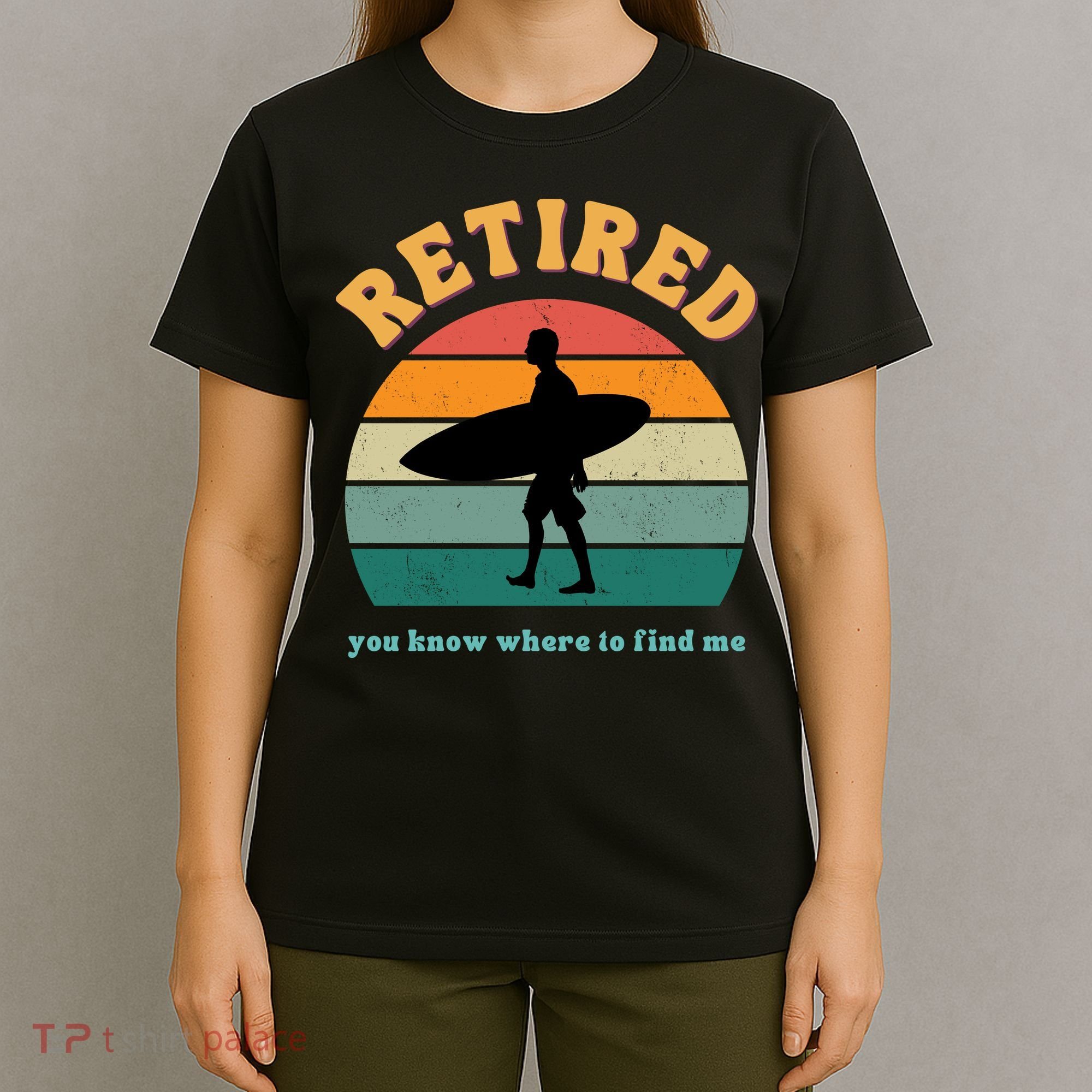 Retired Funny Retirement Beach Gift T-Shirt