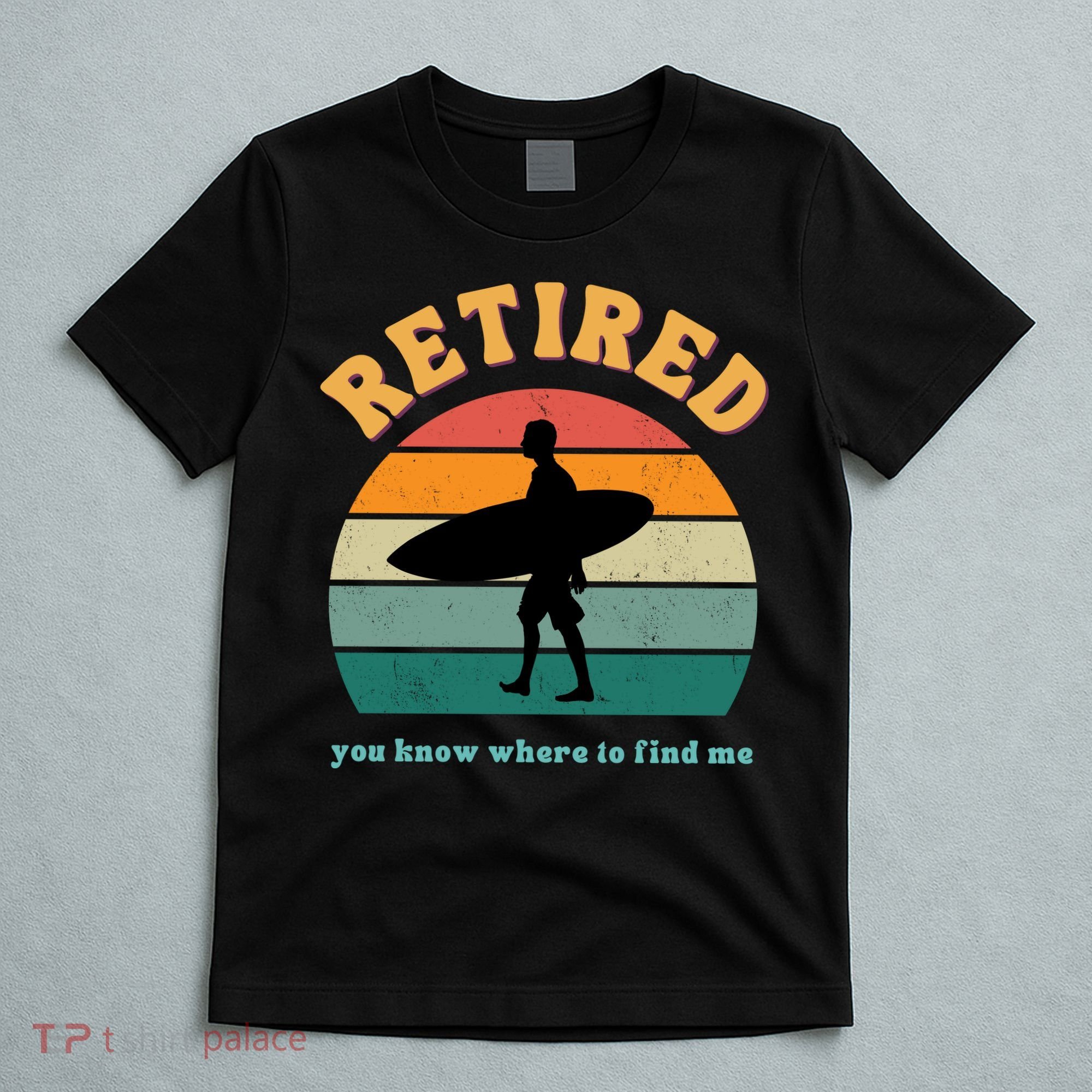 Retired Funny Retirement Beach Gift T-Shirt
