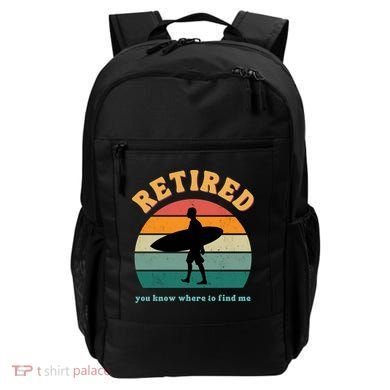 Retired Funny Retirement Beach Gift Backpack