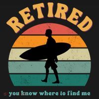Retired Funny Retirement Beach Gift Backpack thumb 2