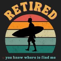 Retired Funny Retirement Beach Gift Beanie thumb 2