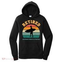 Retired Funny Retirement Beach Gift Women's Hoodie thumb 0