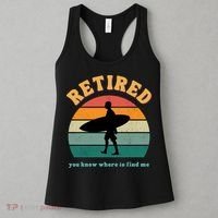 Retired Funny Retirement Beach Gift Women's Tank Top thumb 3