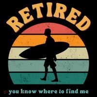 Retired Funny Retirement Beach Gift Tank Top thumb 6