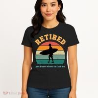 Retired Funny Retirement Beach Gift Women's T-Shirt thumb 4