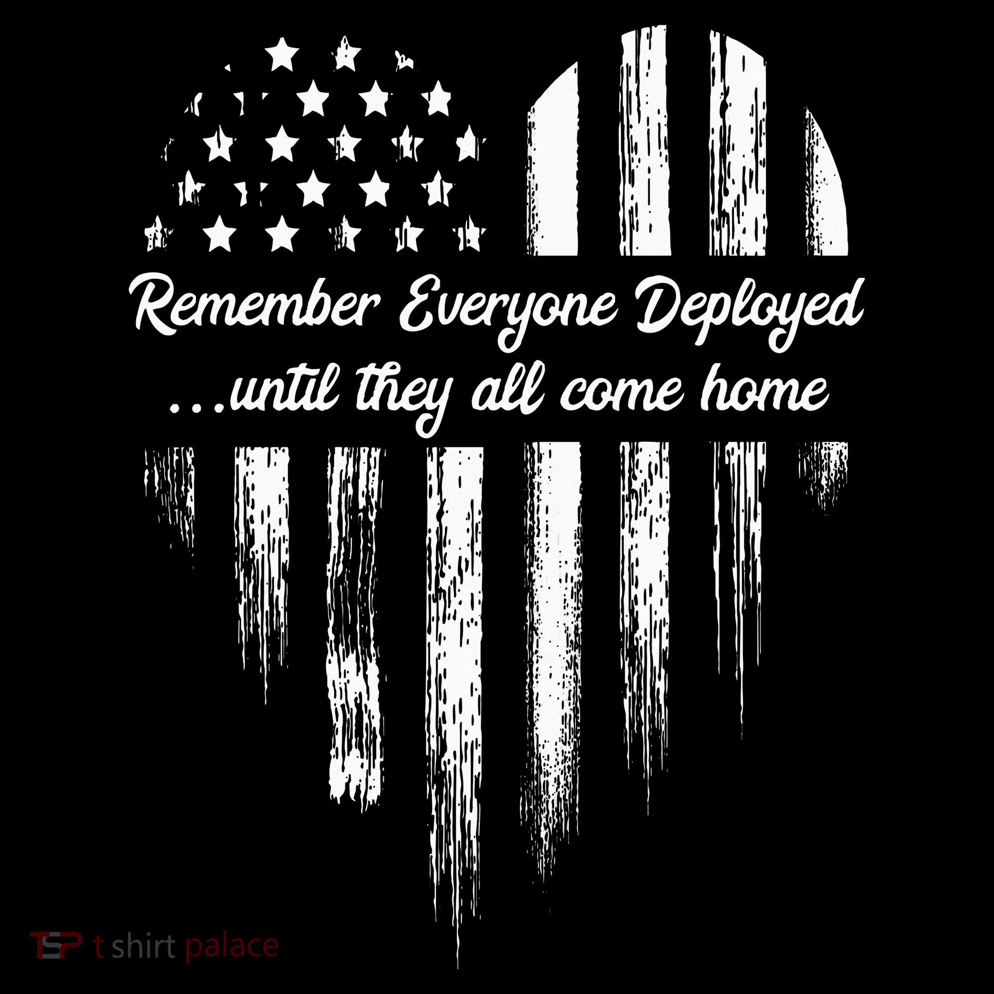 Red Friday Remember Everyone Deployed American Flag Heart Backpack