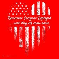 Red Friday Remember Everyone Deployed American Flag Heart Toddler Hoodie thumb 2