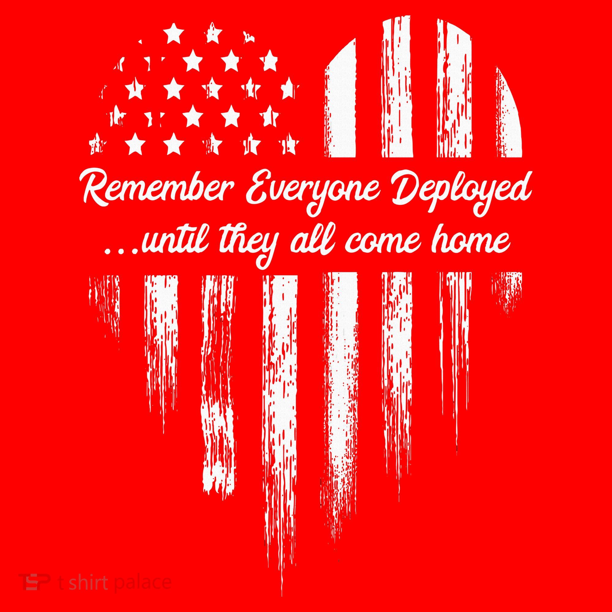 Red Friday Remember Everyone Deployed American Flag Heart Kids Sweatshirt