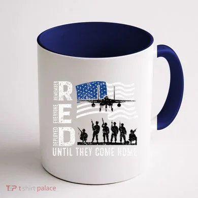Red Friday Remember Everyone Deployed Until Come Coffee Mug back
