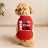 Red Friday Remember Everyone Deployed Until Come Doggie Tank thumb 2